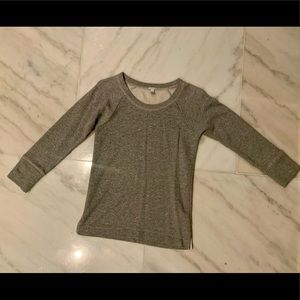 J Crew Heather Gray Crewneck Sweatshirt XXS